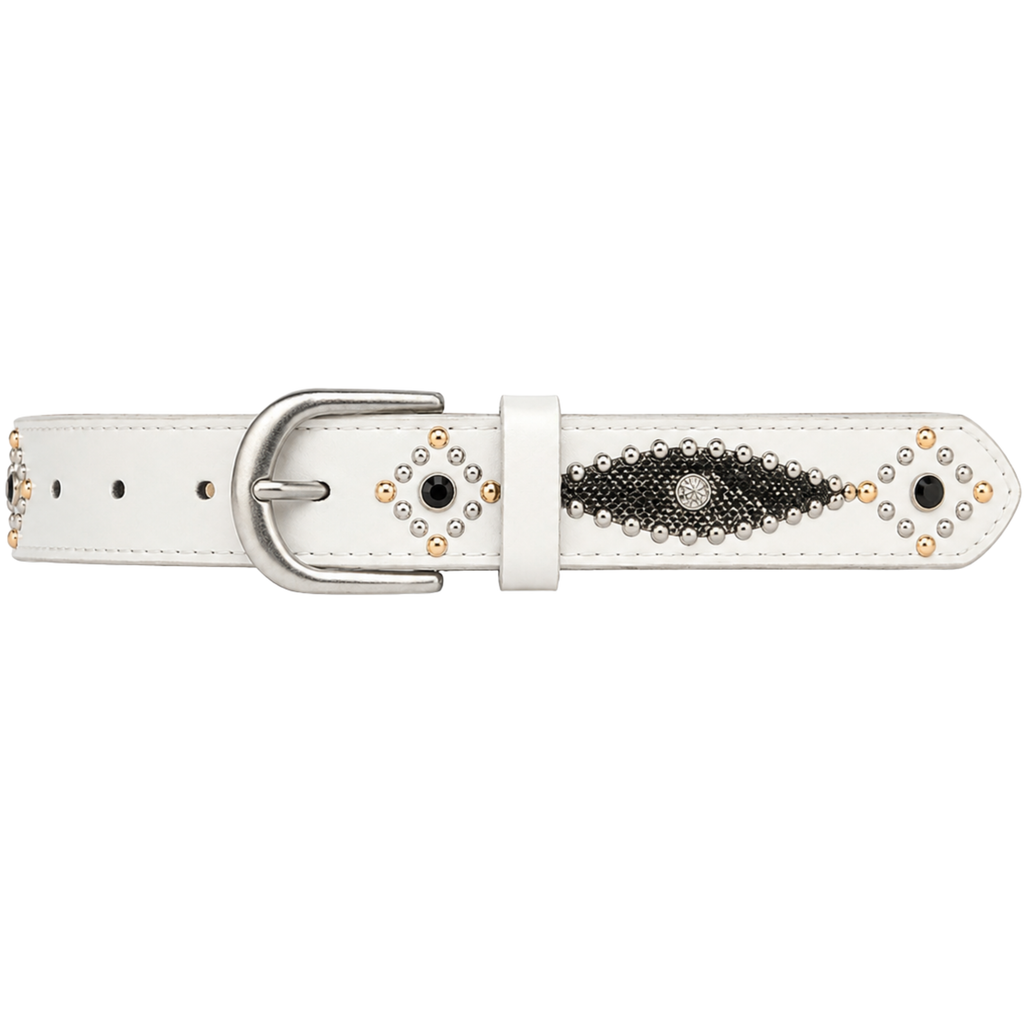 Century Belt in White